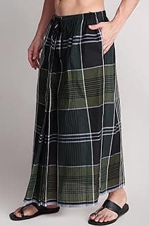 Elastic Premium Cotton Lungis Pack Of 1