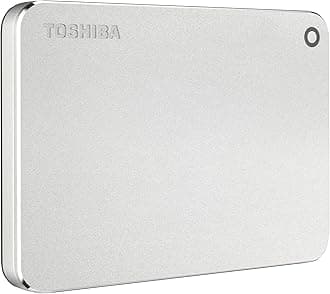 TOSHIBAHDTW210XS3AA Canvio Premium 1TB Portable External Hard Drive USB 3.0, Silver