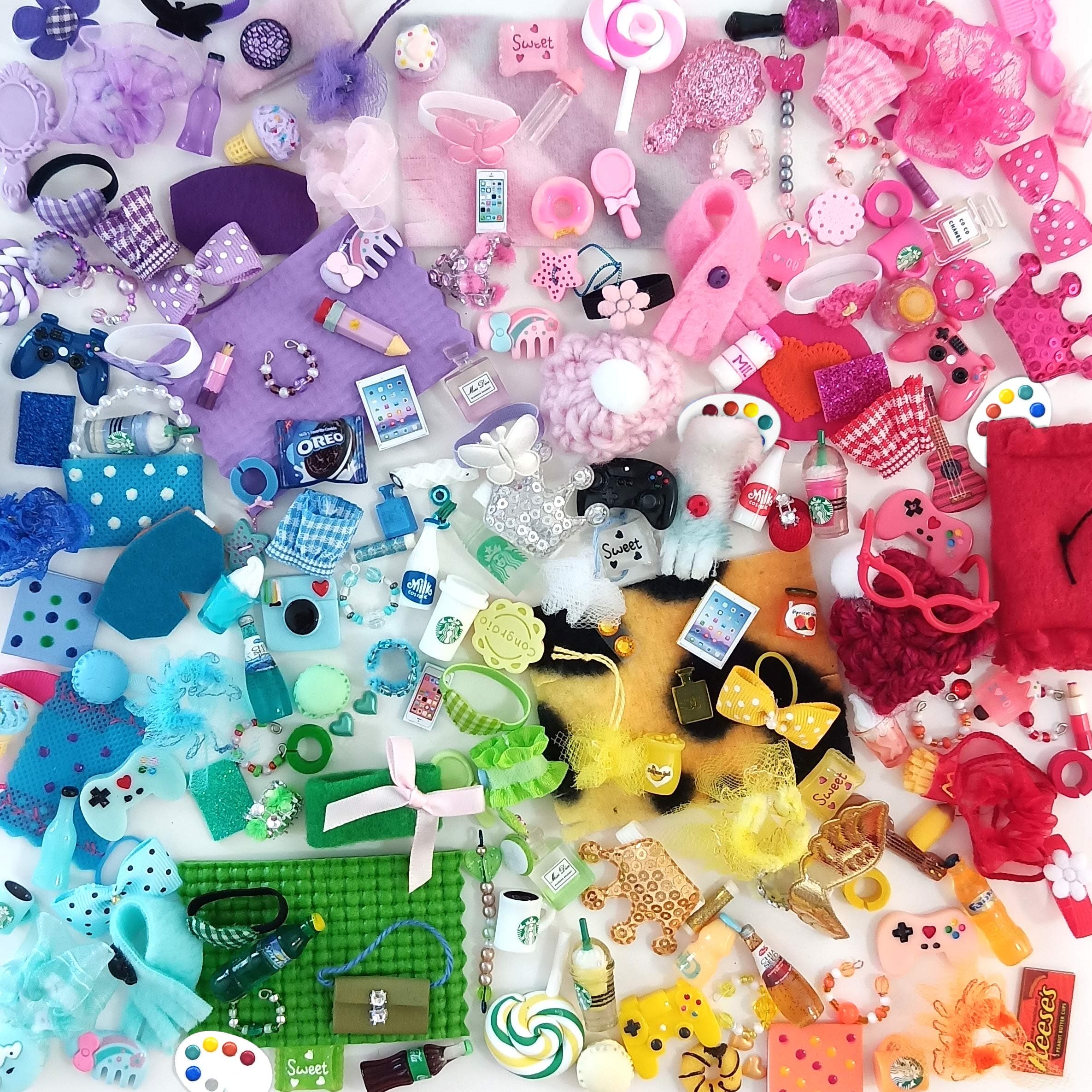 Accessories Craft Sets Random Lots Compatible with Littlest Pet Shop LPS Collectibles Pets NOT Included (18pc.)