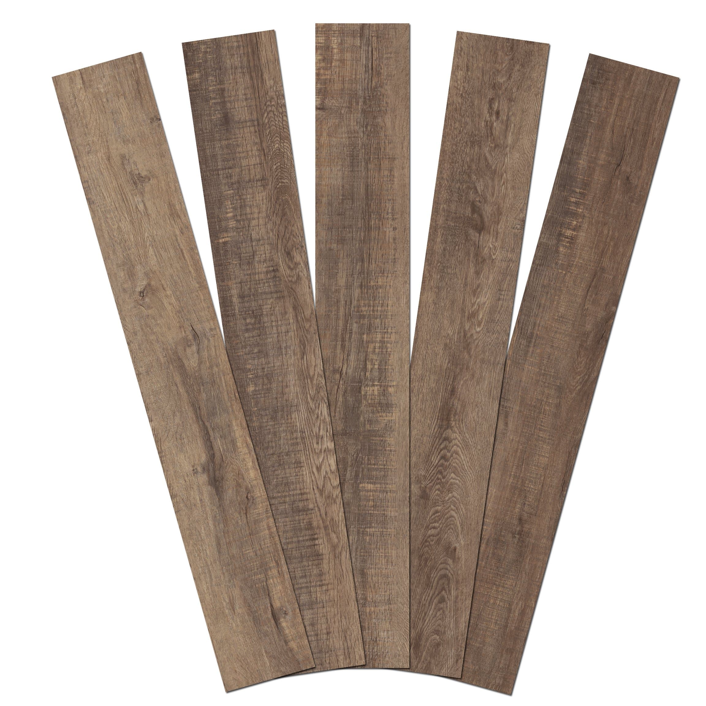 10 Pack 4mm Stone Core Engineered Vinyl Plank Flooring, 48" x 7", Sherwood Forest, 23 Sq. Ft