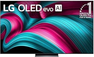 83-Inch Class OLED evo AI 4K C5 Series Smart TV w/Dolby Atmos, Dolby Vision, HDR10, AI Super Upscaling 4K, Filmmaker Mode, Wow Orchestra, Alexa Built-in (OLED83C5PUA, 2025)