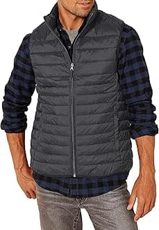 Men's Lightweight Water-Resistant Packable Puffer Gilet