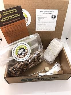Shiitake Plug Spawn Starter Kit - Grown Your Own Mushrooms