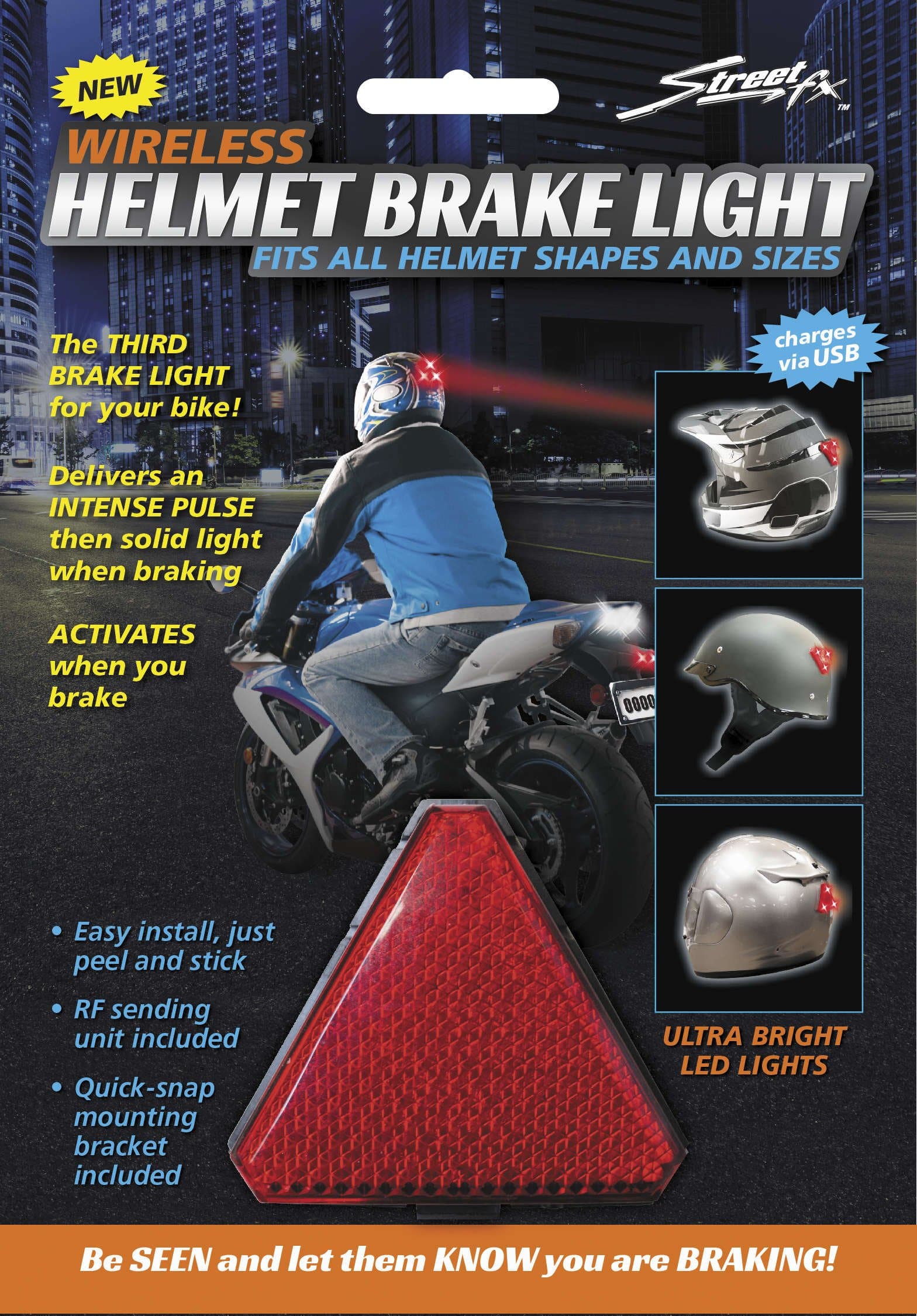 RF Helmet Brake Light