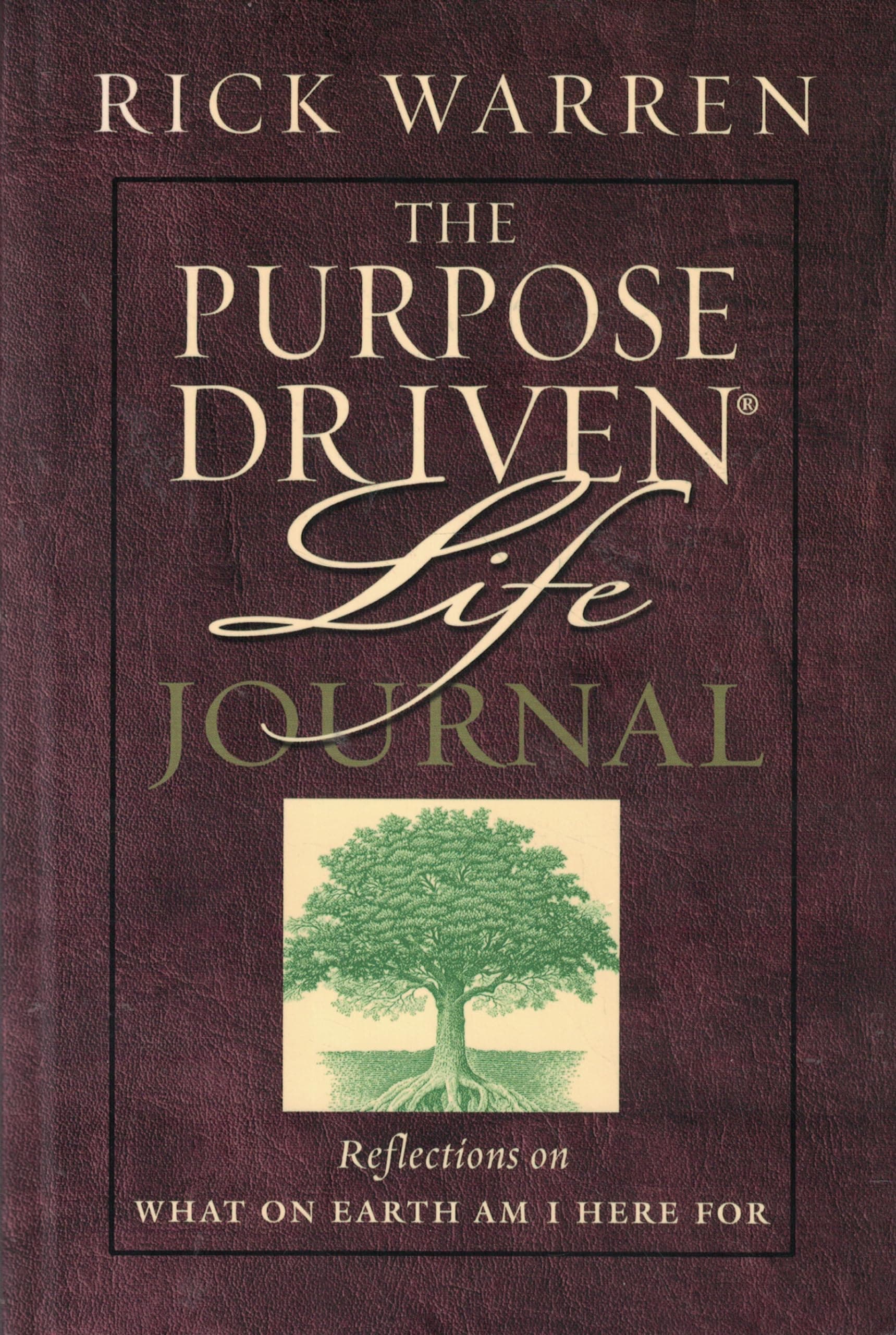 The Purpose Driven Life Journal: What on Earth Am I Here For?: No. 20