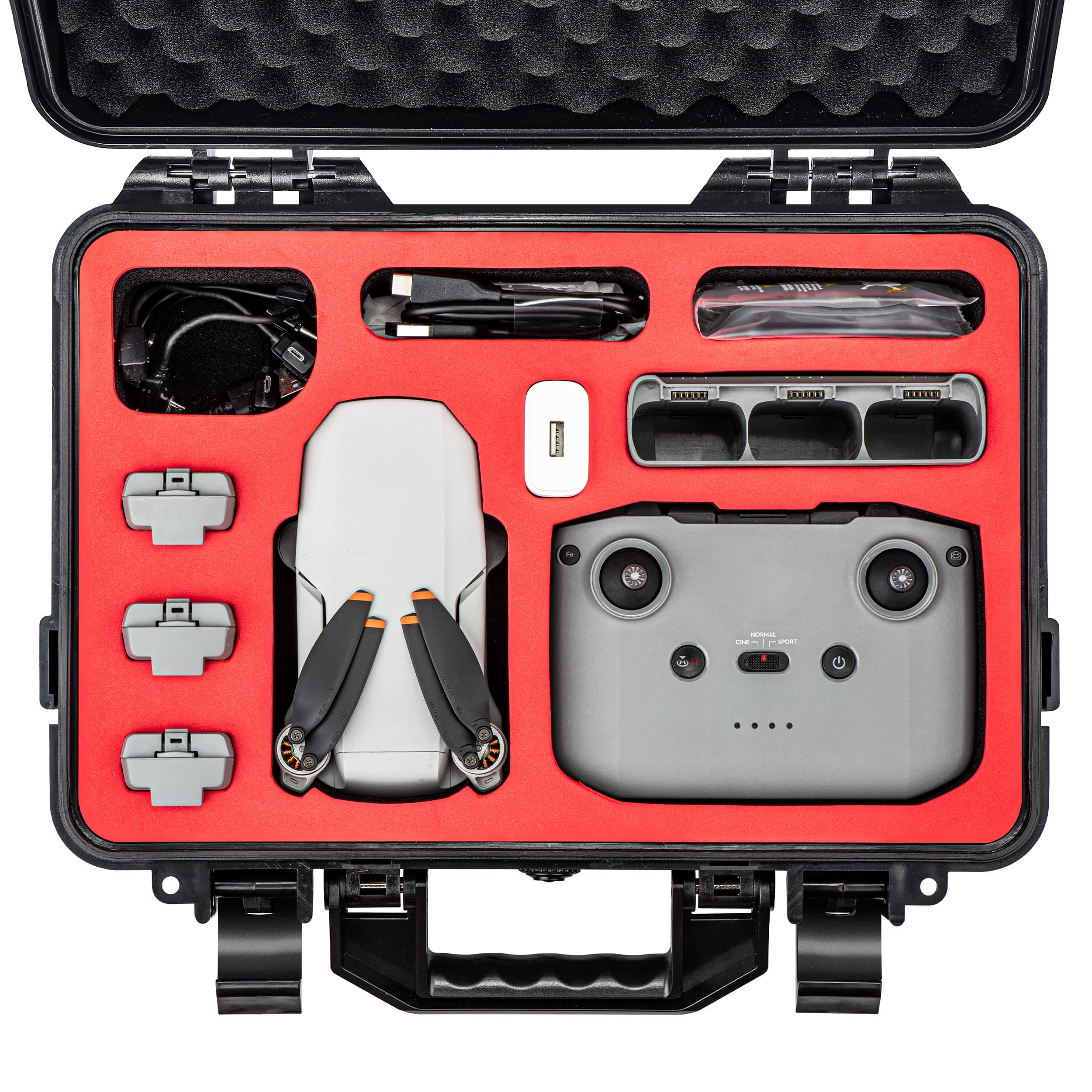 Tomat Mavic Mini 2 Hard Case,Portable Waterproof Storage Carrying Case for DJI Mini 2 Drone Accessories