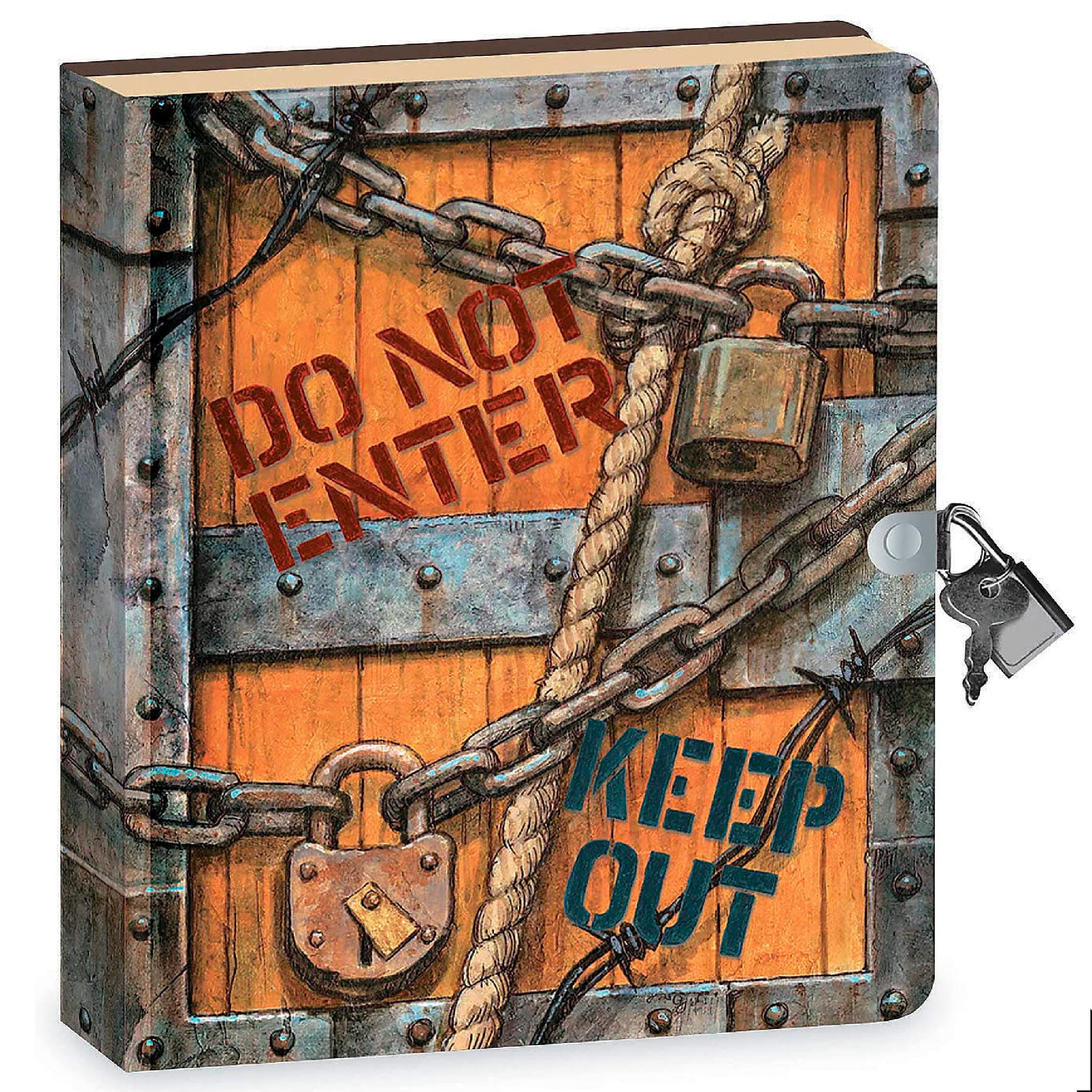 Keep Out Lock & Key Diary