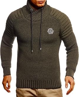 Leif Nelson Men's Pullover Knit Sweater LN-5235