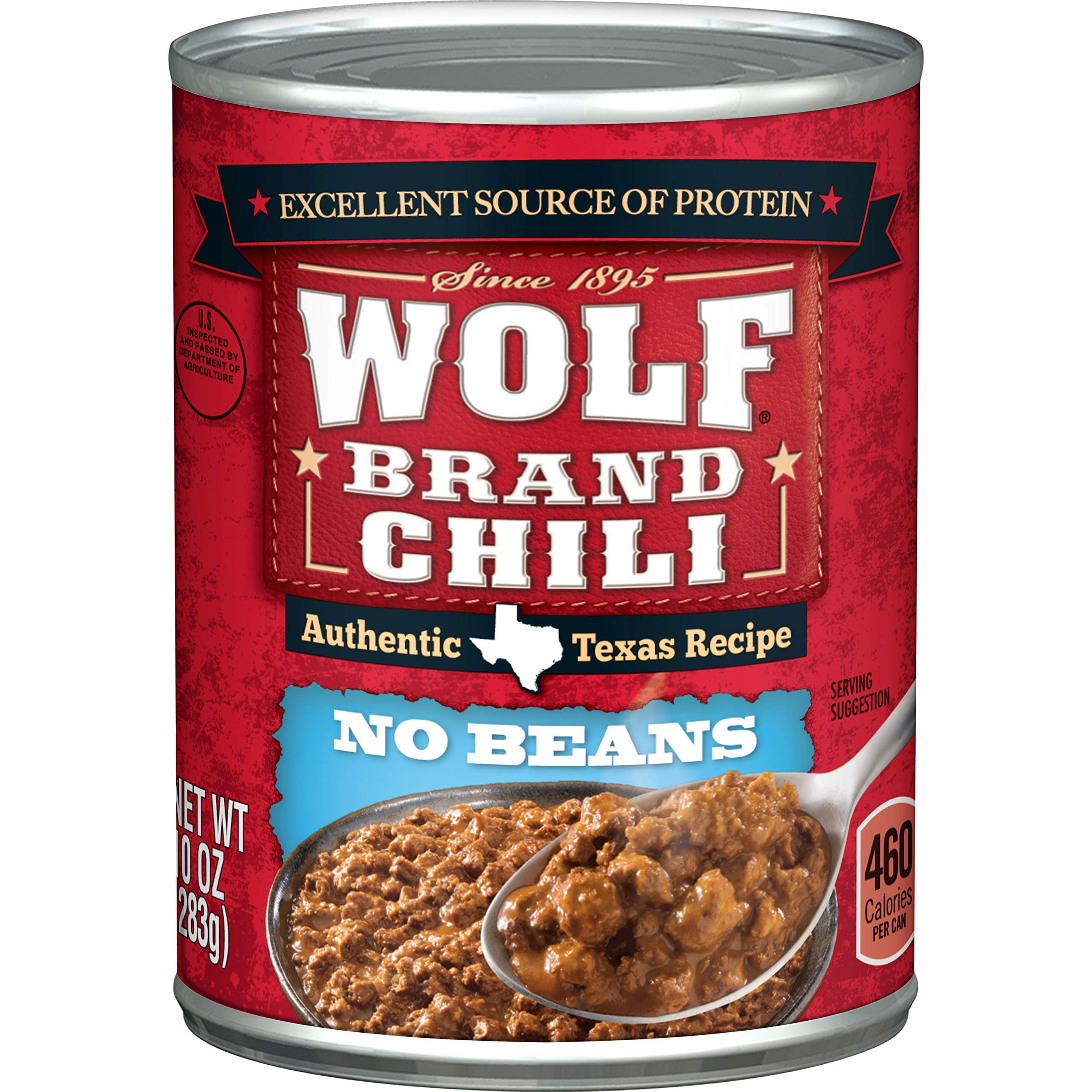 Brand Chili Without Beans, Packed with Protein, 10 Ounce