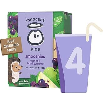 Innocent - Apples And Blackcurrants Smoothies, 4 Pack 150ml
