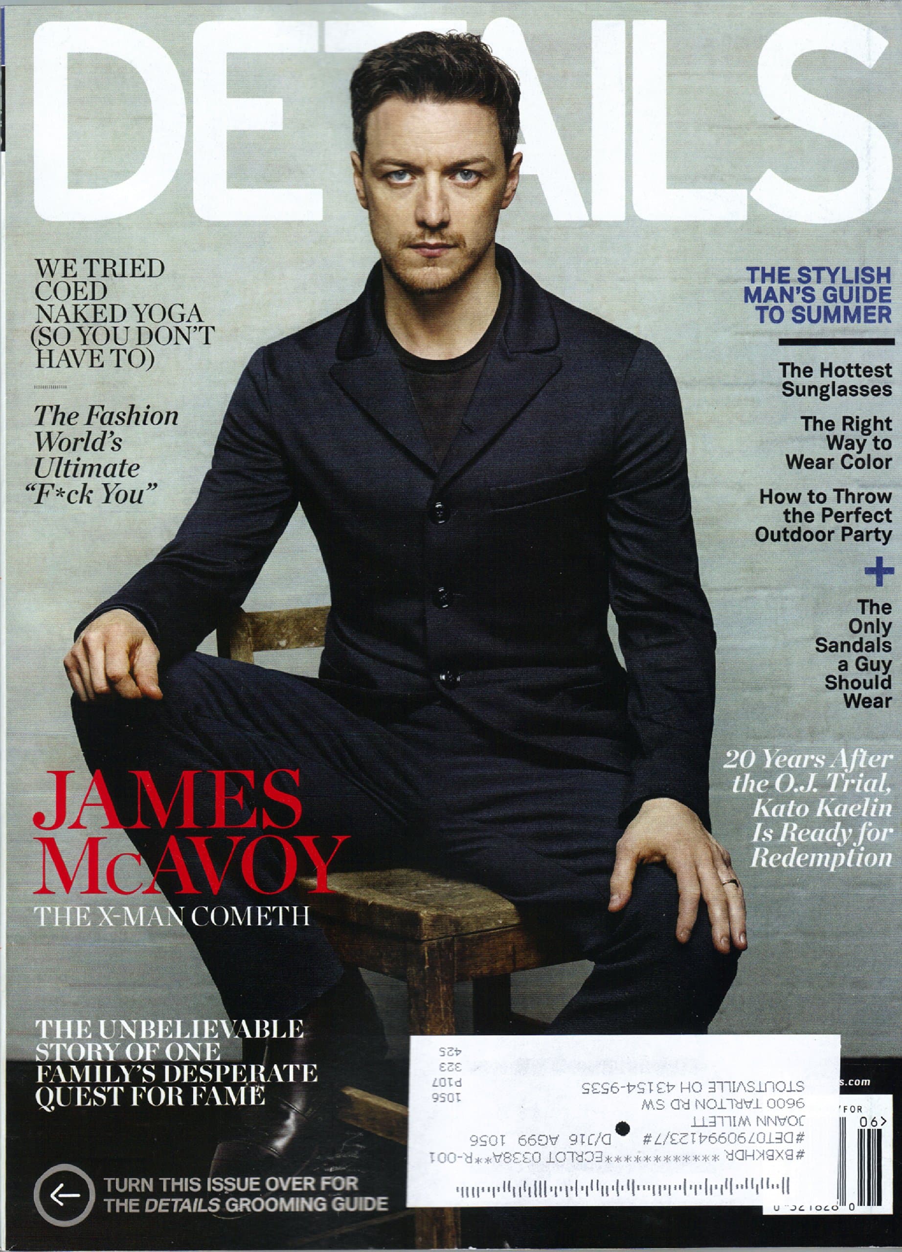 Details Magazine June/july 2014