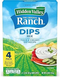 Hidden Valley The Original Ranch Dips Mix 4 Envelopes 113g