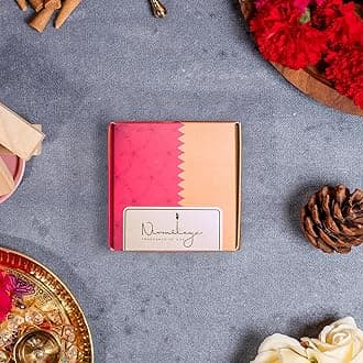 100% Natural Rose Incense Cones (40 Pieces) - Dhoop Cones for Pooja & Home Fragrance