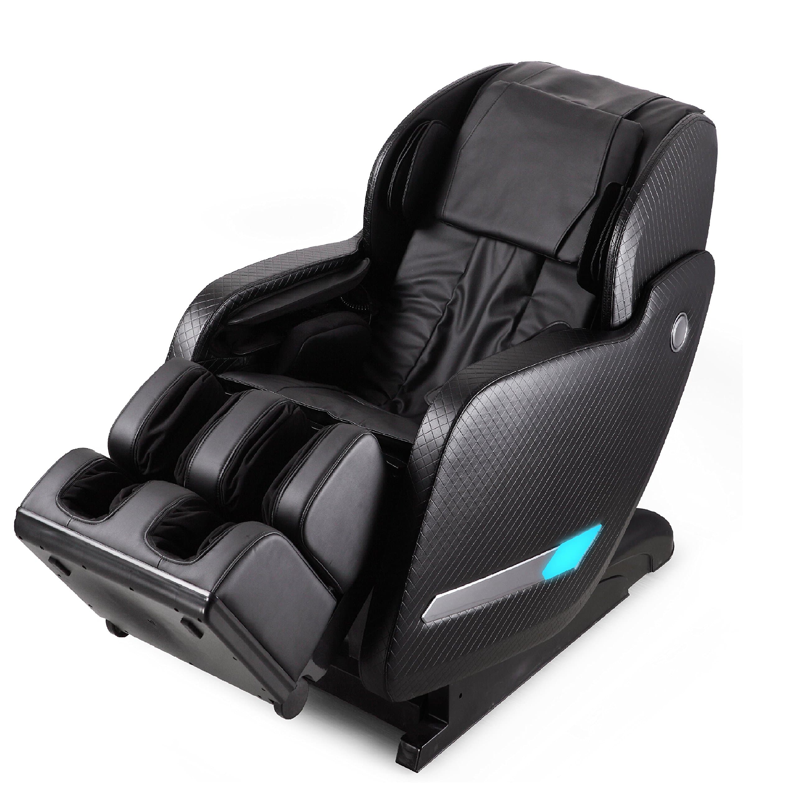 NEWEST Wellexo Superior Luxury 2017 Model Full Body Zero Gravity Shiatsu Massage Chair Recliner With Improved & Updated Technology - Neck - Shoulders - Back - Foot With Built in Heating And Air Massage Black K19