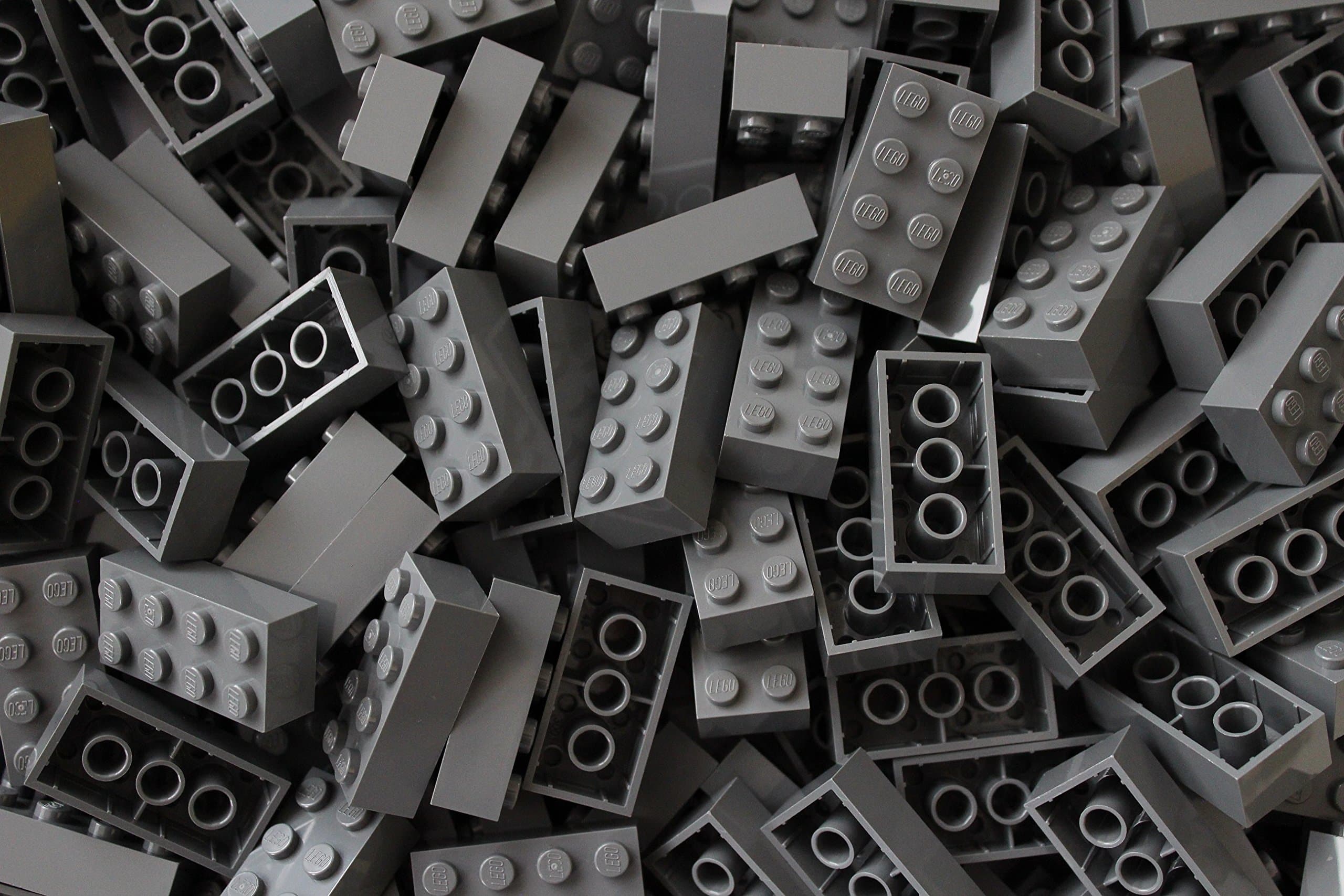 Bricks: Dark Grey 2x4. Part 3001 (X 25)