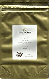 CallebautCP777 Cocoa Powder 22/24% from OliveNation, Rich Dutch Processed Cacao Powder for Baking, Fillings, Confectionery, Edible Decoration - 2 pounds