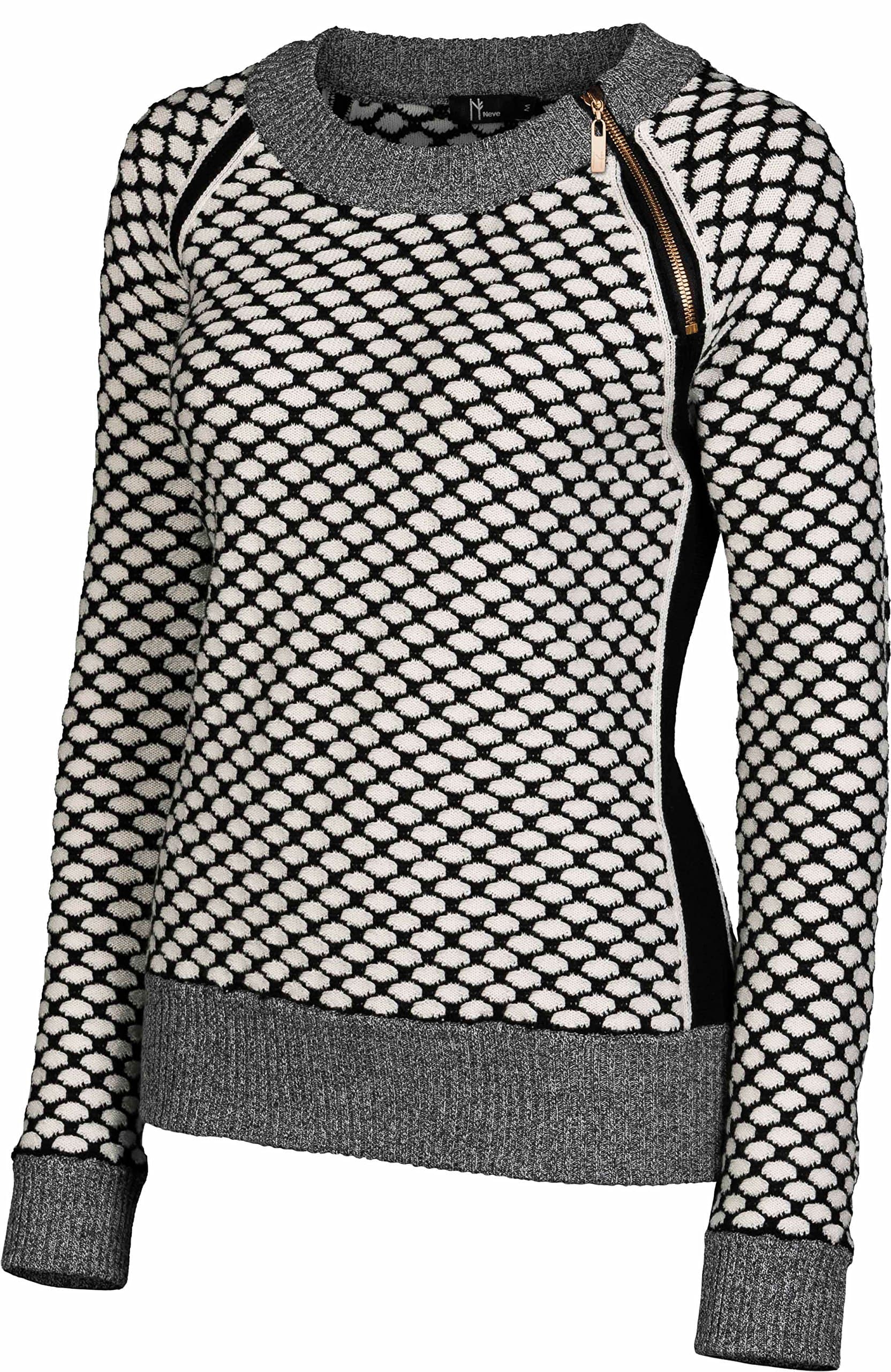 NEVE Women's Frankie Side Zip Sweater