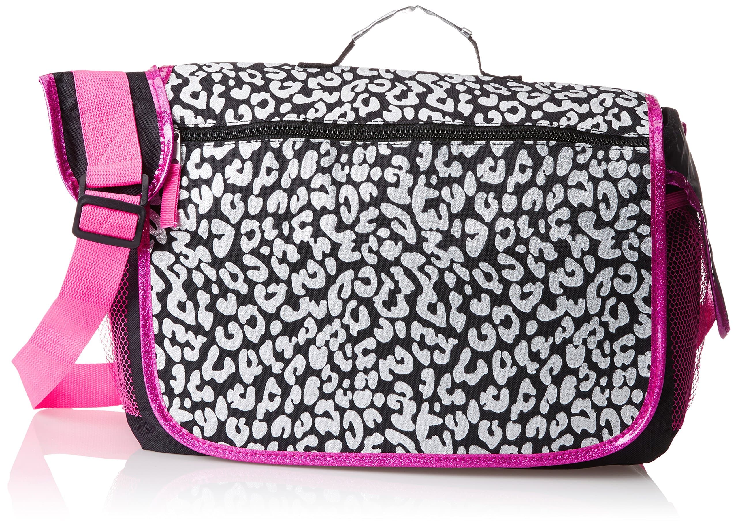 Mystic Apparel Glitter Cheetah Messenger