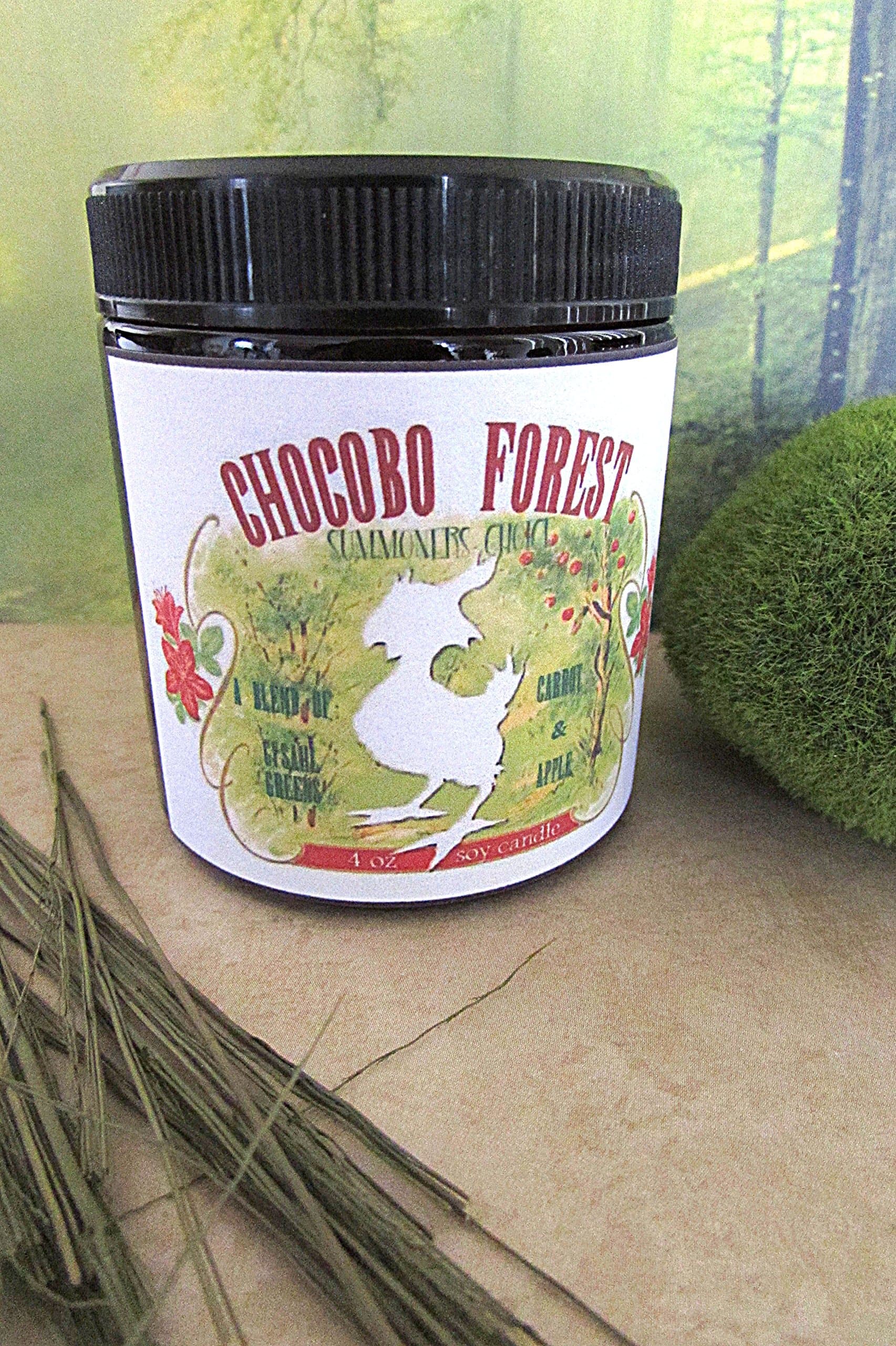 Chocobo Forest - Final Fantasy inspired 4 oz scented soy candle