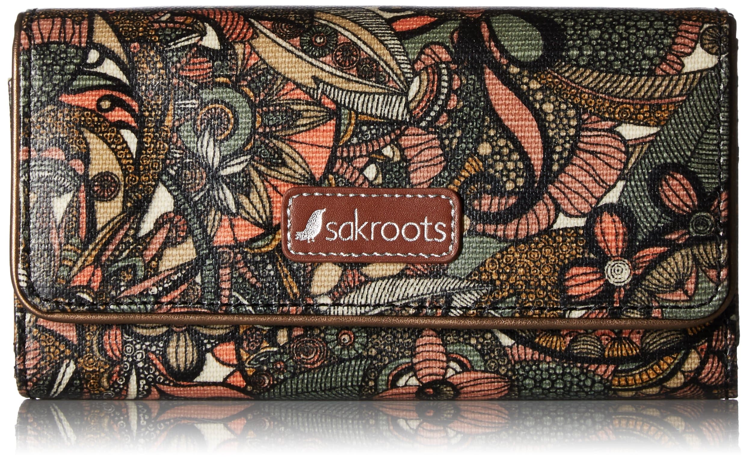 Sakroots Women's Megan Snap Trifold Wallet