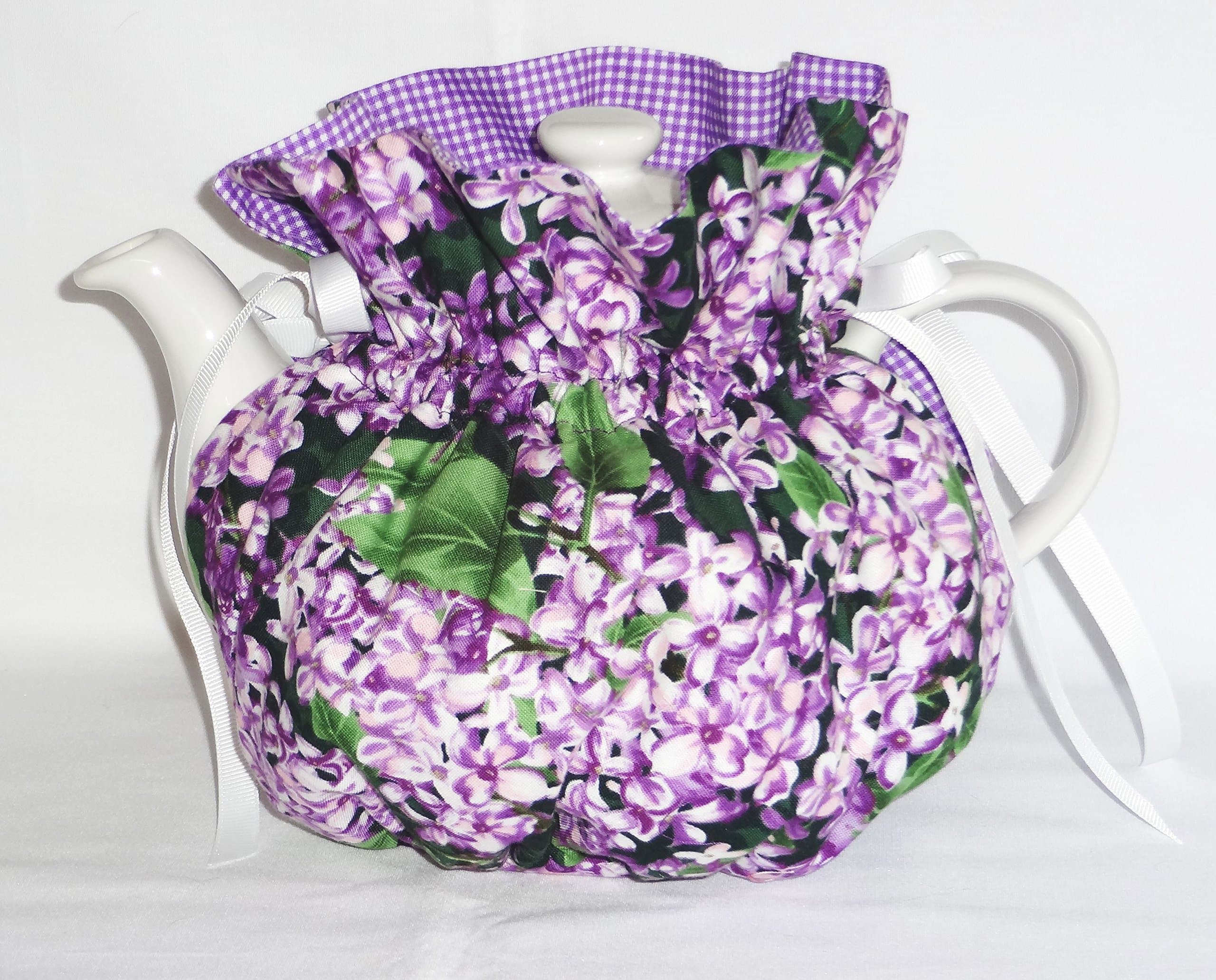 Lilac 6 Cup Teapot