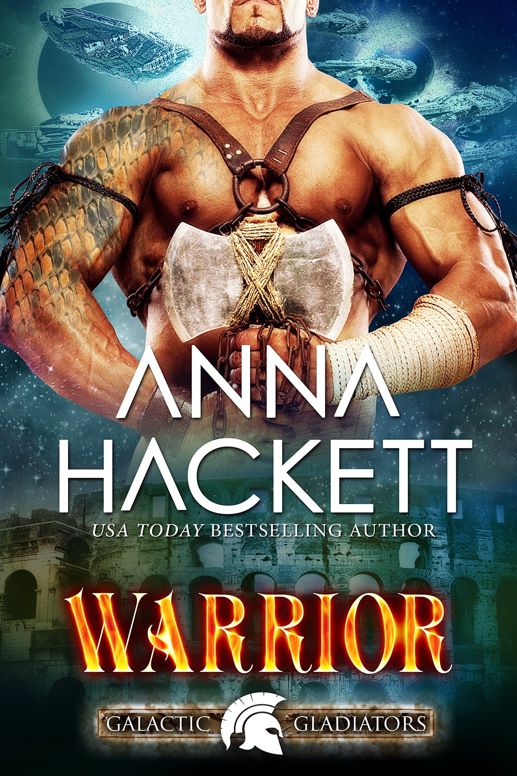Warrior: A Scifi Alien Romance (Galactic Gladiators Book 2)