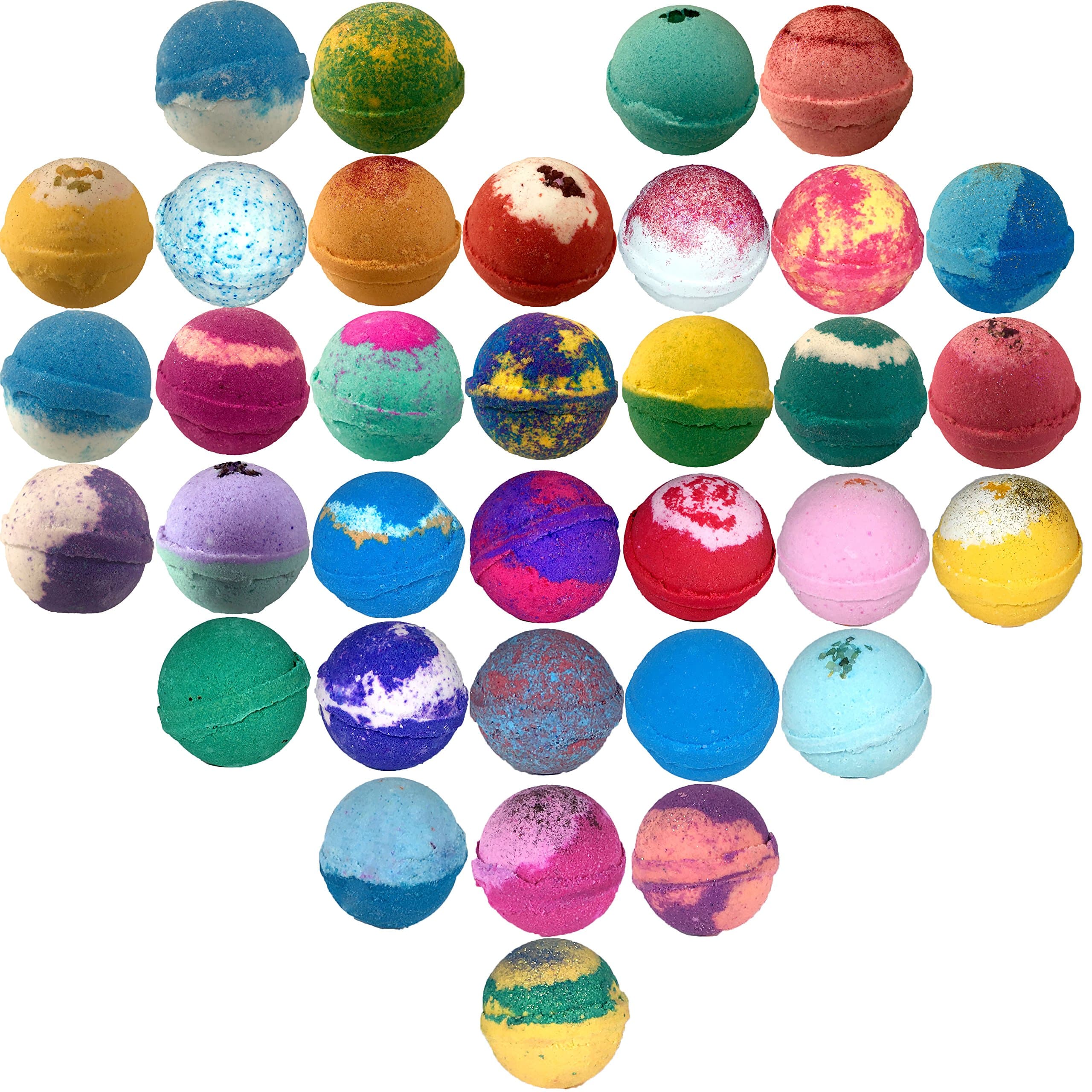 Wholesale Bath Bombs 60 Pack Large 4.5 Oz Made In U.S.A Spa ultra fizzy bath fizzie bulk pack for resale