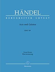 Acis and Galatea HWV 49a (Vocal Score)