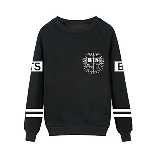 SHINING EASYBUY KPOP BTS Hip Hop Pullover BTS Rap Monter Suga V Jin Sweatshirt (S Bust:92-96cm--Height:155-160cm, RAP MONSTER)