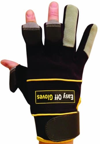 Specialist (Fold-Back Finger Tips) Magnet Gloves by Easy Off Gloves - As seen in The Daily Mirror, The Sun & as worn by Iwan Thomas MBE - Ideal for Riding, Shooting, Fishing, Gardening, Photography, DIY & Work Wear (Size 11(ExtraLarge))