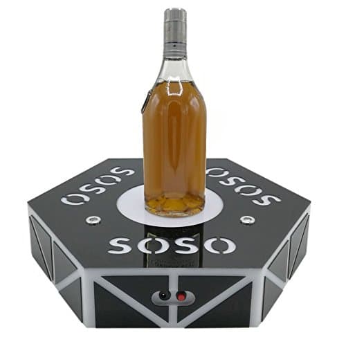 Flash Barware- Arylic Green Laser &LED Bottle Glorifier /Bottle display /Bottle holder TCD-3212-G