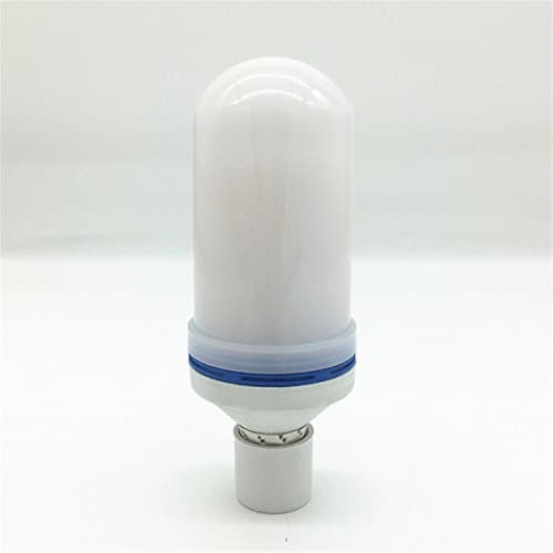 LED Flame Light Bulb,9W 2835 SMD 99LEDs LED Lamp Bulb E27 Yellow Flickering Flame Light Bulbs for Bar/ Festival Decoration (Blue, L)