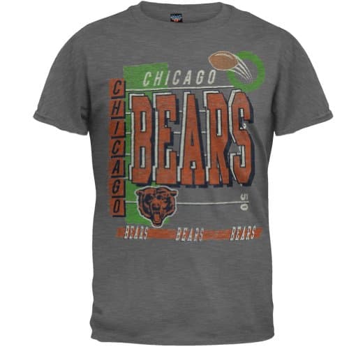 Chicago Bears - Touchdown Soft T-Shirt Grey Medium