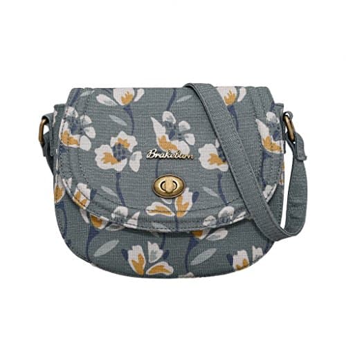 Brakeburn Large Floral Small Saddle Bag