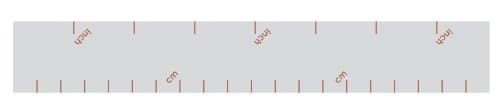 Siconi Collection 59" Scale Sticky Strip, Grey