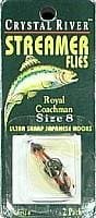 Crystal River Streamer Flies Royal Coachmen #8 Feathers