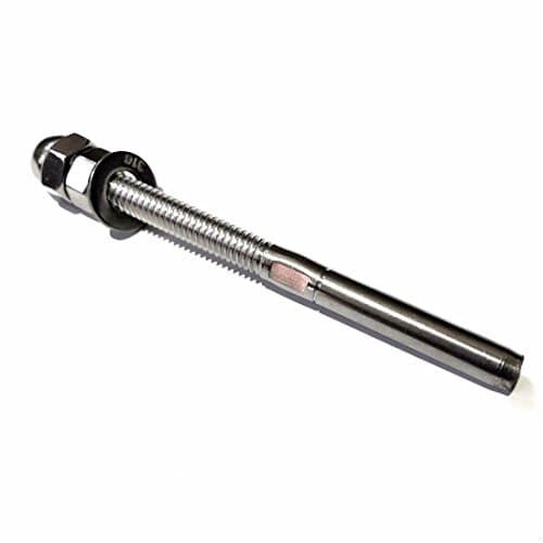 Swage Threaded Stainless Cable Tensioner - Used on 3/16" Cable Railing Systems