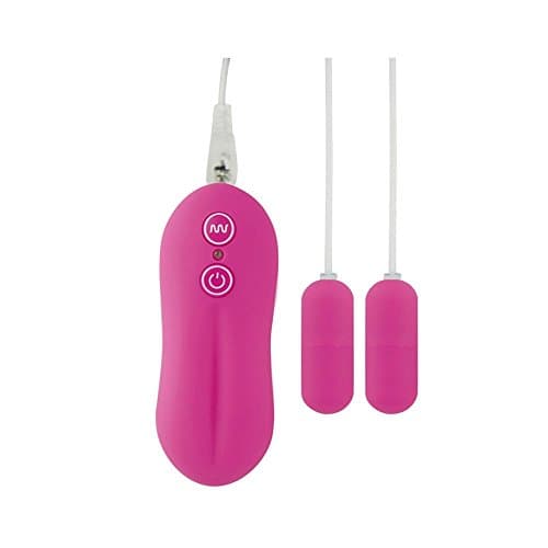 Abbyabbie(US)NE5966588HH-b1 Whisper quiet 10 Function Dual medium size bullets Vibrator Strong Vibration Clitoral stimulation adult toys (Purple)
