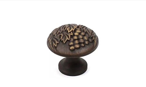 Century Hardware 19427-ALB Vineyard Solid Brass Knob, Brass/Antique Brass