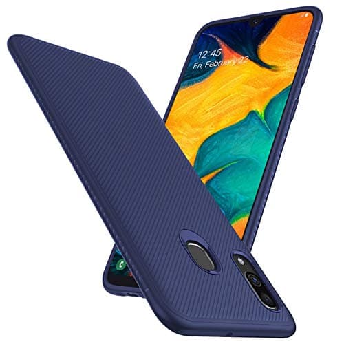 FGXG shell compatible with Samsung galaxy A30/A20 Case Cover,Silicone Case, Shockproof TPU Soft Cover shell,Ultra-thin and Durable phone case (blue)