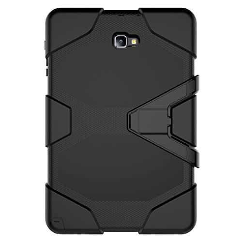 Galaxy Tab A 10.1 Heavy Duty Case, SM-P580 Shockproof with Kickstand Built-in Screen Full-Body Protective Case for Samsung Galaxy Tab A P580/P585 10.1 inches (black)