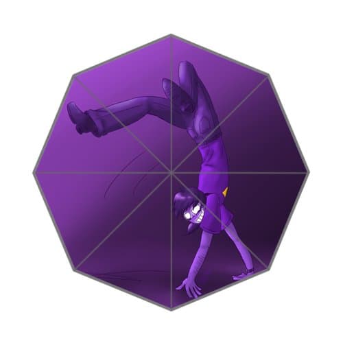 Cool Purple Guy F-NaF Custom Unique Foldable Umbrella