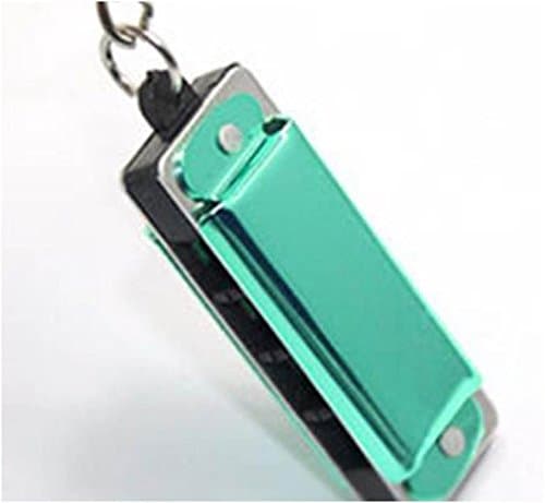 Color Random Mini Harmonica Keychain Mouth Organ Keyring Pendent Rad Silver Tone