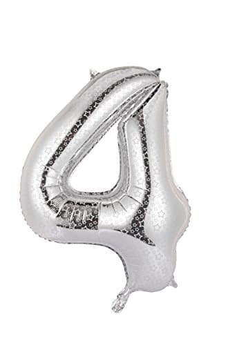 YOYO FUN USA FOIL Balloons Numbers 4 18"