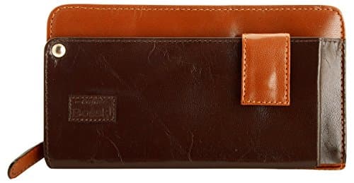 Crafted Bosski Women's Leather Wallet Free Size Multi-Coloured