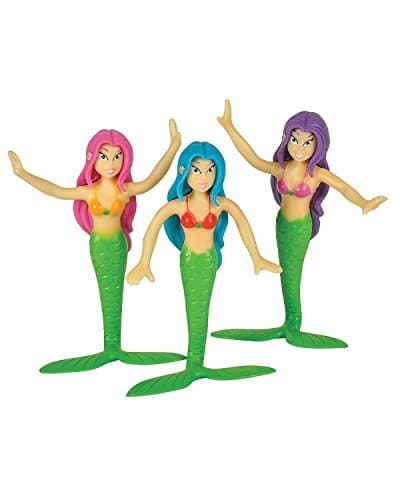 3 Bendable Action Figure Mermaids Toy