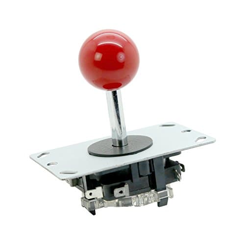 Amatek Red Ball 8 Way Arcade Joystick with Microswitches Replacement Parts For Mame Jamma Arcade Game Cabinet DIY Joystick and Button Kit
