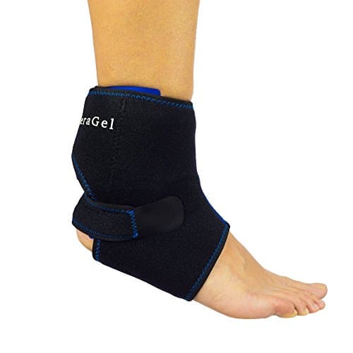 theraGel Ankle Wrap Cold & Hot Reusable, Adjustable