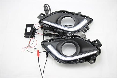 AutoTech daytime running lights ,Soul moving light guide LED DRL, fog lamp refit kit for 2014 Mazda 6 ATENZA