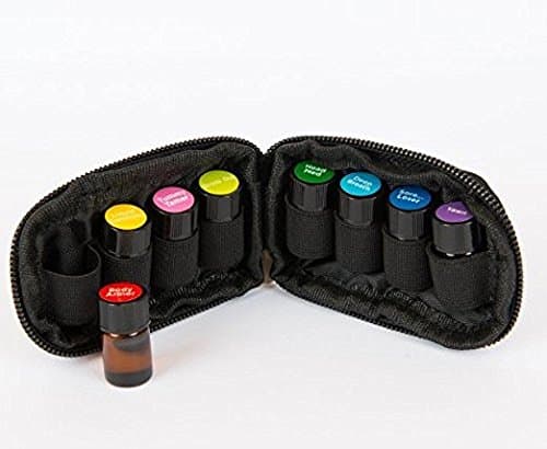 Doterra Keychain with Oil Vials (Black)